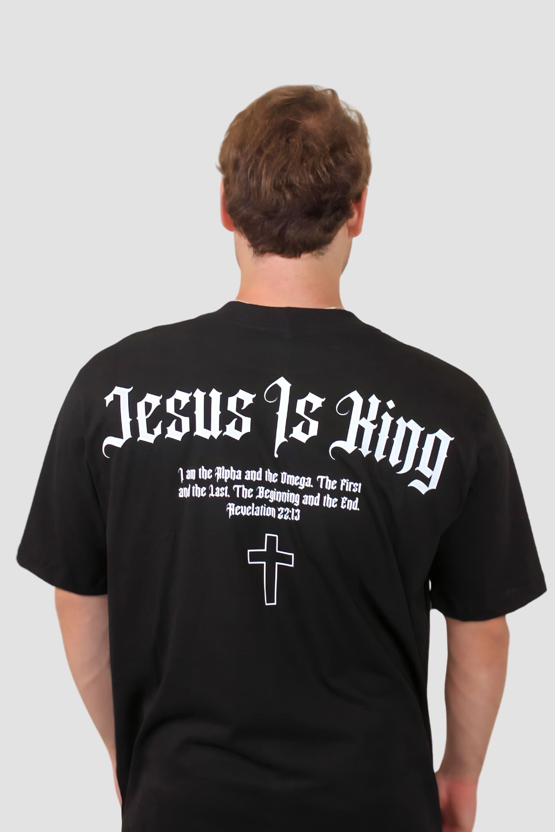 Oversized - Jesus Is King [003] - Camiseta Oversized - G.O.A.T (God Over All Things) God Tier 