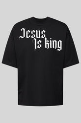 Oversized - Jesus Is King [015] - Oversized - Jesus Is King God Tier P Preto Masculino
