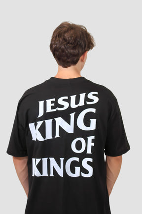 Oversized - Jesus King of Kings [003] - Camiseta Oversized - G.O.A.T (God Over All Things) God Tier 