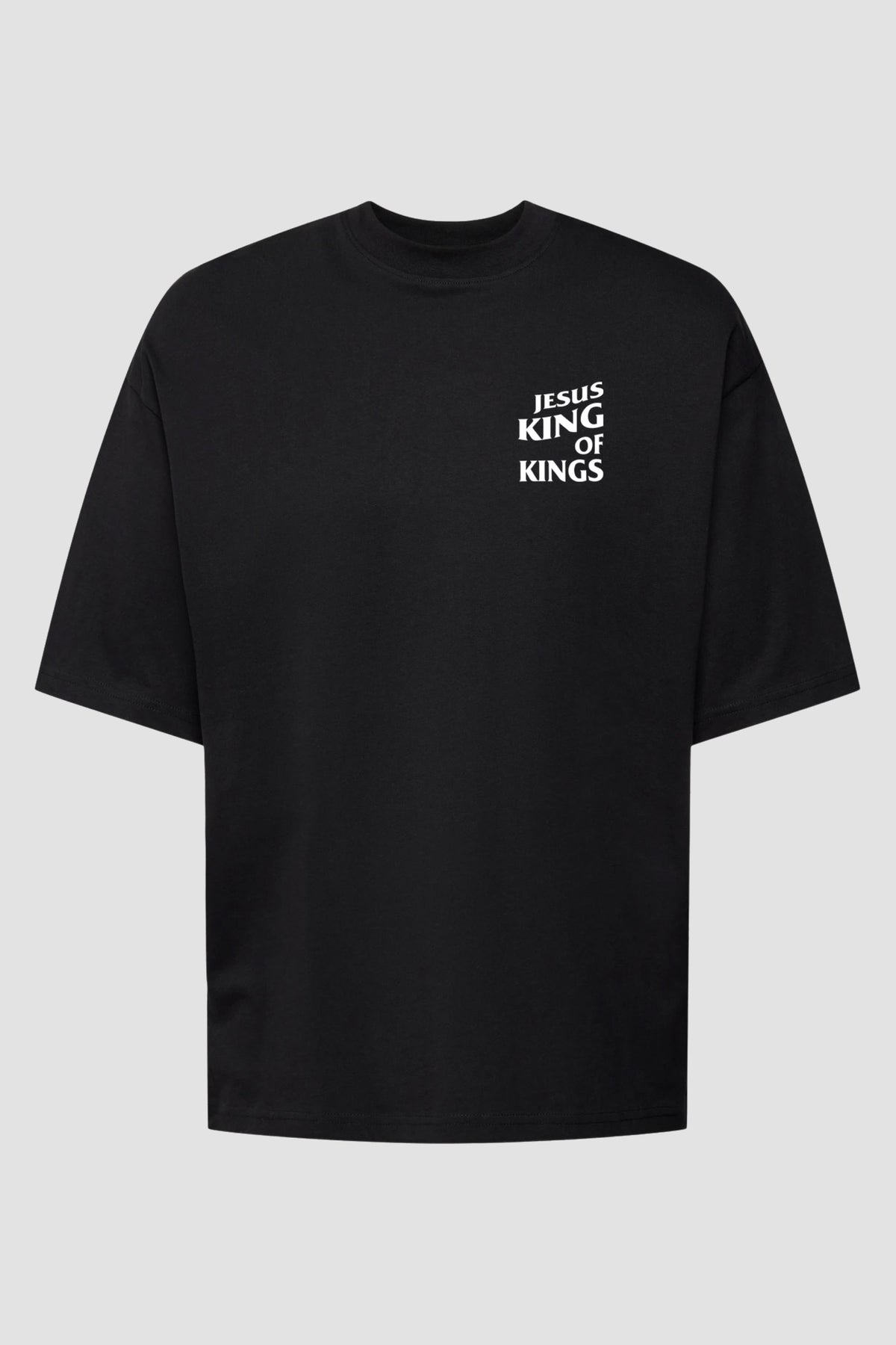 Oversized - Jesus King of Kings [003] - Camiseta Oversized - G.O.A.T (God Over All Things) God Tier 
