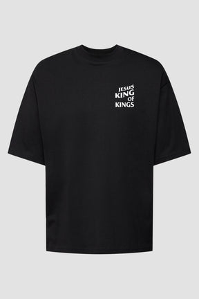 Oversized - Jesus King of Kings [003] - Camiseta Oversized - G.O.A.T (God Over All Things) God Tier 