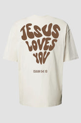 Oversized - Jesus Loves You God Tier P Off-White Masculino