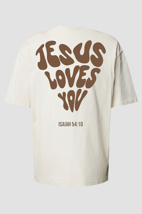 Oversized - Jesus Loves You God Tier P Off-White Masculino