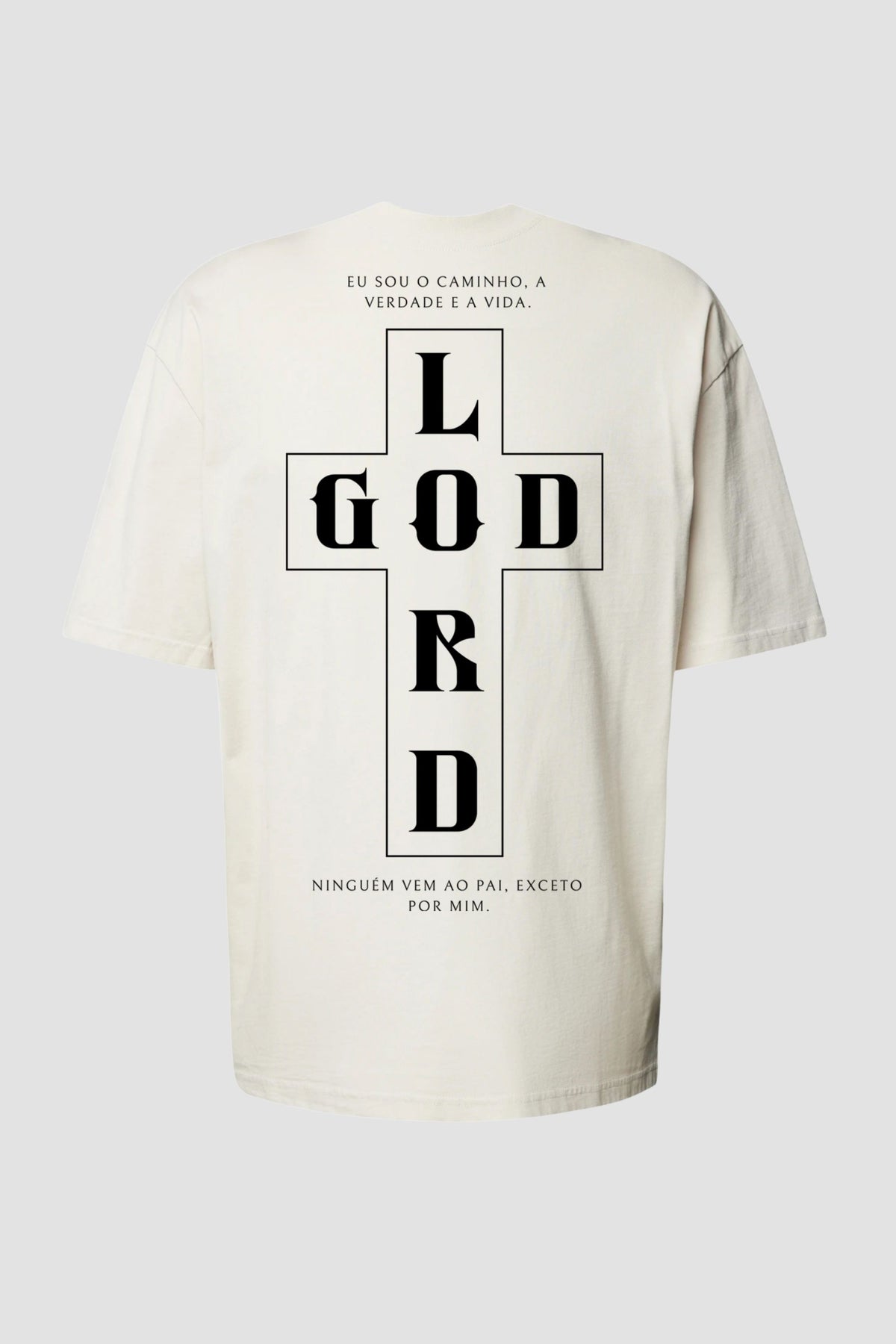 Oversized - Lord/God [003] - Camiseta Oversized - G.O.A.T (God Over All Things) God Tier P Off-White Masculino