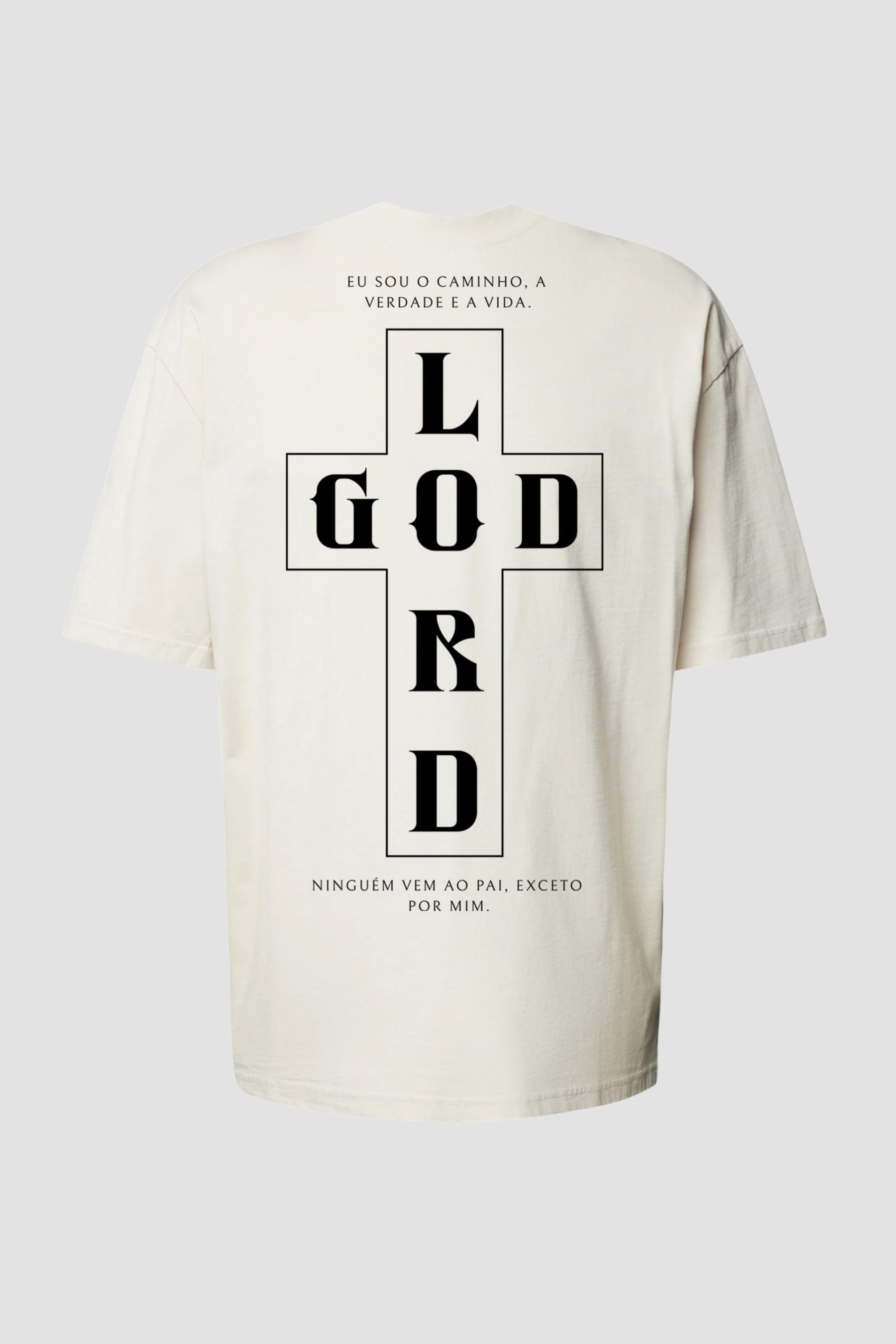 Oversized - Lord/God [003] - Camiseta Oversized - G.O.A.T (God Over All Things) God Tier P Off-White Masculino