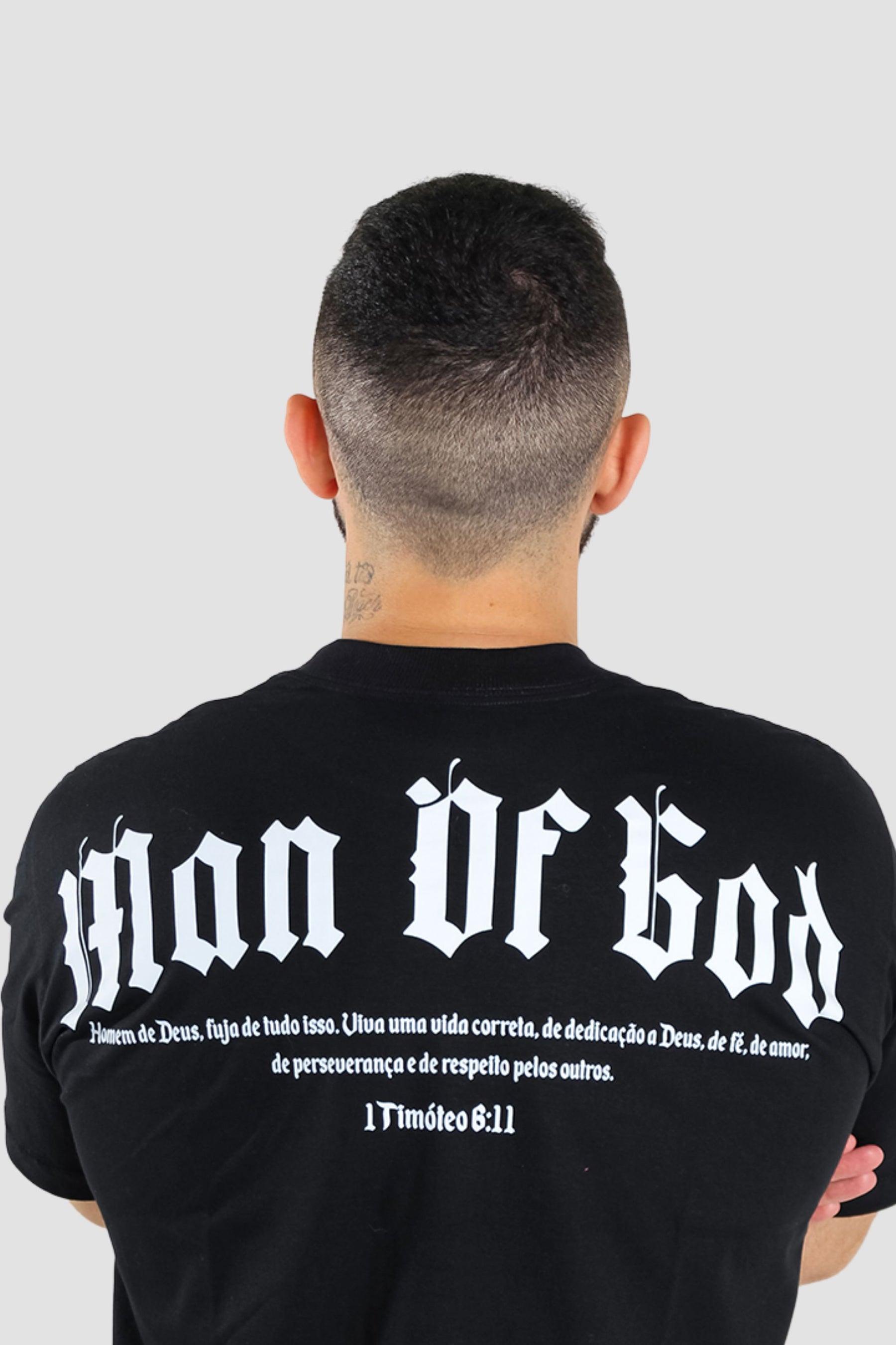 Oversized - Man Of God [003] - Camiseta Oversized - G.O.A.T (God Over All Things) God Tier 
