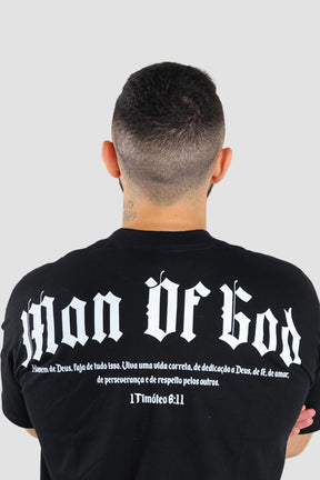 Oversized - Man Of God [003] - Camiseta Oversized - G.O.A.T (God Over All Things) God Tier 